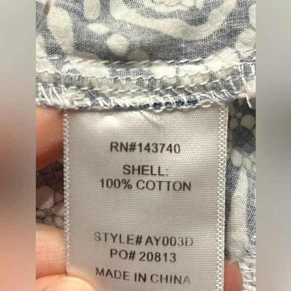 Hyacinth House Blue & White Floral Thea Mini Dress XXS - Picture 8 of 9